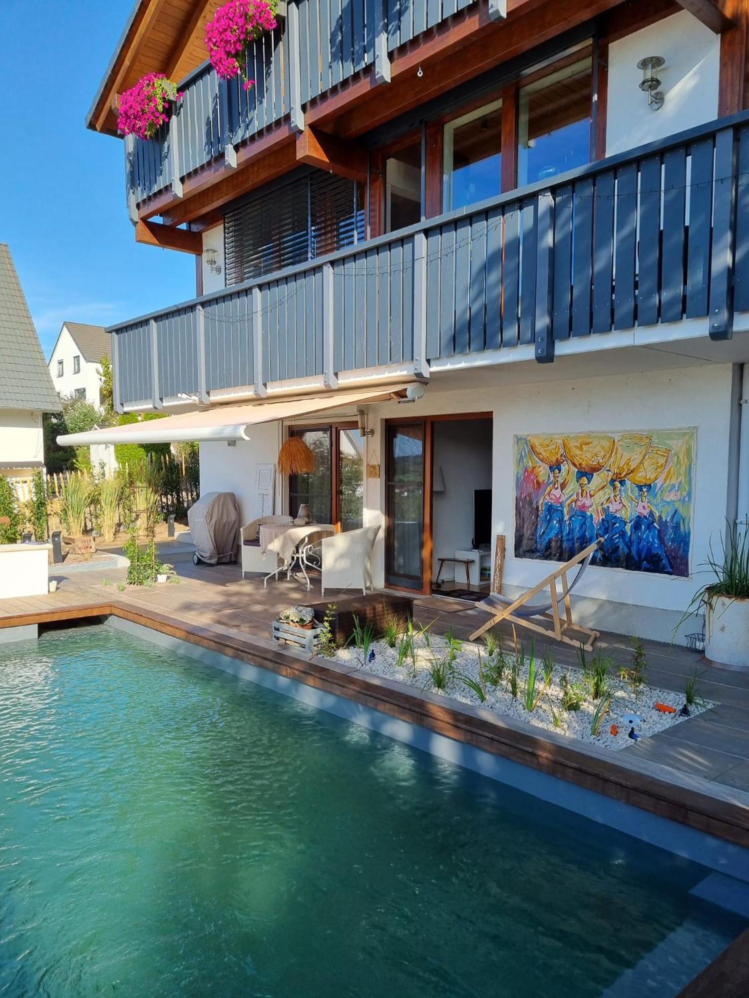 Studio 22, Terrasse,Pool,Sauna,Ofen Neuffen Dış mekan fotoğraf